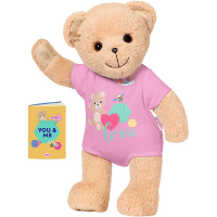 ZAPF Creation BABY born   Beer roze pluchenspeelgoed