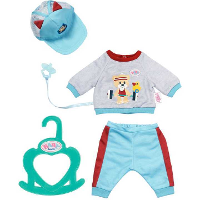 ZAPF Creation BABY born   Little Sportieve Outfit blauw 36 cm
