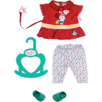 ZAPF Creation BABY born   Little Sportieve outfit rood poppen accessoires 36 cm