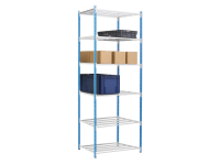 ZC251806ND Magazijnstelling basismodule 233 kg (b x h x d) 960 x 2500 x 836 mm Staal Poedercoating Hemelsblauw Staalbuisbodem