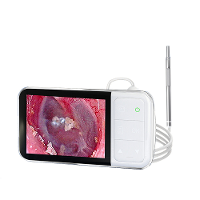 ENT Borescope Visuele Oorschelp 3.9Mm Lens 4.5 Inch 1080P HD Scherm Voedselkwaliteit Siliconen Hoge Precisie 200W Endosc