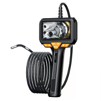 ZCF P330 1080P Hoogwaardige Industriële Endoscoop 4.3 Inch Groot Scherm 360° Draaibare Lens Automobiel Inspectie Pijp Re