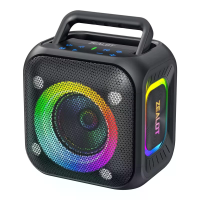 ZEALOT PT01 30W RGB Spreker Draadloze Bluetooth 5.4 Spreker 79mm Full frequency Spreker Diepe Bass 6000mAh Batterij IPX6