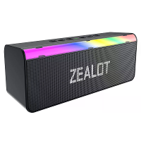 ZEALOT S72 20W bluetooth luidspreker Draagbare luidspreker Dual 52mm drivers 3D audio RGB verlichting TWS 3000mAh batter