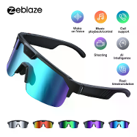 Zeblaze Q01 AI Sportcamera Slimme Bril 30MP Foto 8MP Video opname WiFi verbinding Bluetooth 5.3 TAC Gepolariseerde Lens
