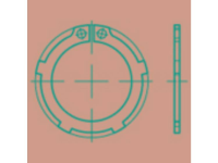 Zekeringsringen Binnendiameter: 36.5 Mm Buitendiameter: 55.1 Mm DIN 983 Verenstaal 100 stuk(s) TOOLCRAFT 135190