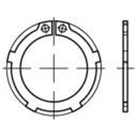Zekeringsringen Binnendiameter: 41.5 Mm Buitendiameter: 60.1 Mm DIN 983 Verenstaal 100 stuks TOOLCRAFT 135191