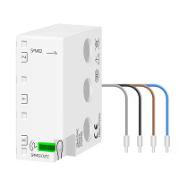 Zemismart Zigbee3.0 Slimme Energie Meter 63A 3 fase Vermogensmonitor Sensor Real time Verbruik Klem Werkt met Home Assis