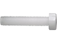 TOOLCRAFT 830271 Zeskantbouten M6 20 mm Buitenzeskant (inbus) DIN 933 Kunststof, Polyamide 10 stuks