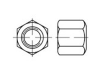 TOOLCRAFT 1067119 Zeskantmoeren M10 DIN 6330 RVS A4 25 stuk(s)