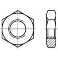 Zeskantmoeren M18 Din 439 Rvs A2 10 Stuks Toolcraft 1060786