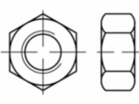 Zeskantmoeren M42 Iso 4032 Staal Galvanisch Verzinkt 1 Stuks Toolcraft To 5416779