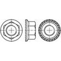 Zeskantmoeren Met Flens M8 Din 6923 Rvs A2 1000 Stuks Toolcraft 1067598