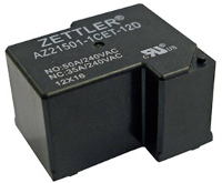 Zettler Electronics AZ21501 1CET 12DF Printrelais 12 V/DC 50 1x wisselcontact 1 stuk(s)