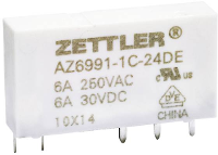 Zettler Electronics AZ6991 1C 12DE Printrelais 12 V/DC 8 1x wisselcontact 1 stuk(s)