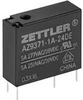 Zettler Electronics AZ9371 1A 5DE Printrelais 5 V/DC 5 A 1x NO 1 stuk(s)