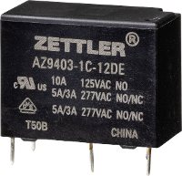 Zettler Electronics AZ9403 1C 12DE Powerrelais 12 V/DC 5 A 1 stuk(s)