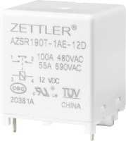Zettler Electronics AZSR190T 1AE 12D Powerrelais 12 V/DC 100 A 1x NO 1 stuk(s)