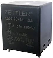 Zettler Electronics Zettler electronics Printrelais 12 V/DC 80 A 1x NO 1 stuk(s)