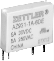 Zettler Electronics AZ921 1AE 24DEF Printrelais 24 V/DC 5 1x NO 1 stuk(s)