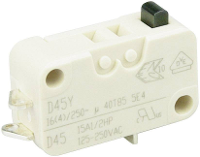 ZF D453 B8AA Microschakelaar D453 B8AA 250 V/AC 16 A 1x aan/(aan) Moment 1 stuk(s)