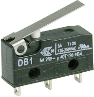 ZF DB1C A1LB Microschakelaar DB1C A1LB 250 V/AC 6 A 1x aan/(aan) Moment 1 stuk(s)