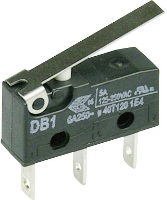 ZF DB1C B1LC Microschakelaar DB1C B1LC 250 V/AC 6 A 1x aan/(aan) Moment 1 stuk(s)