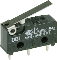 ZF DB1C C1LB Microschakelaar DB1C C1LB 250 V/AC 6 A 1x aan/(aan) Moment 1 stuk(s)