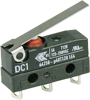 ZF DC1C A1LC Microschakelaar DC1C A1LC 250 V/AC 6 A 1x aan/(aan) IP67 Moment 1 stuk(s)
