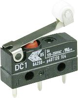 ZF DC1C H1RB Microschakelaar DC1C H1RB 250 V/AC 6 A 1x aan/(aan) IP67 Moment 1 stuk(s)
