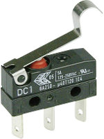 ZF DC1C L1SC Microschakelaar DC1C L1SC 250 V/AC 6 A 1x aan/(aan) IP67 Moment 1 stuk(s)