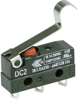 ZF DC2C A1SC Microschakelaar DC2C A1SC 250 V/AC 10 A 1x aan/(aan) IP67 Moment 1 stuk(s)