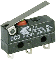 ZF DC3C A1LB Microschakelaar DC3C A1LB 250 V/AC 0.1 A 1x aan/(aan) IP67 Moment 1 stuk(s)