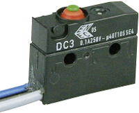 ZF DC3C C3AA Microschakelaar DC3C C3AA 250 V/AC 0.1 A 1x aan/(aan) IP67 Moment 1 stuk(s)