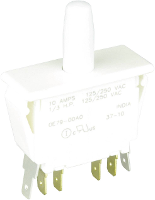 ZF E79 00A E79 00A Druktoets 250 V/AC 10 A 2x aan/(aan) Moment 1 stuk(s)