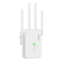 ZT 10 AC1200 Wifi Repeater Mini Dual Band Wifi Booster 2.4G/5G Draadloze Repeater/Router/AP Met 4 Externe Antennes
