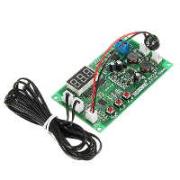 ZHIYU® DC 12V 2 Weg 3 Draad Ventilator Slimme Temperatuurregelaar Met Temperatuur Snelheid Digitaal Display Stop Rotatie