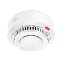 Zigbe Slim rookmelder 20 30m² bereik Hoge gevoeligheidsalarm 85 dB luid audio  visueel waarschuwingssignaal stembedienin