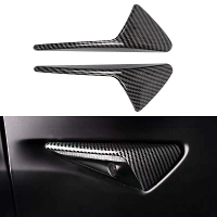 Zijcamera Beschermingshoes voor de Zijkant van de Auto Spatbord Trim Zijspiegel Camera Cover Voor Tesla Model 3/Y/X/S 20