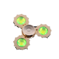 Zinc Alloy Colorful Tri Spinner Rotating Fidget Hand Spinner Adhd Autism Reduce Stress Toys Gift