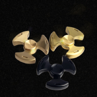 Zinc Alloy Cone Rotating Tri Fidget Hand Spinner Adhd Austim Fingertips Fingers Gyro Reduce Stress
