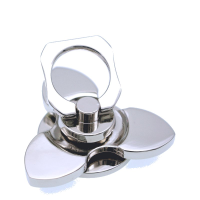 Zinc Alloy Phone Ring Tri Spinner Rotating Fidget Hand Spinner Adhd Autism Reduce Stress Toys