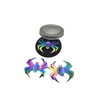 Zinc Alloy Rotating Colorful Fidget Hand Spinner Adhd Autism Reduce Stress Focus Attention Toys