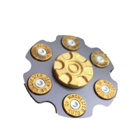 Zinc Alloy Six Sides Fidget Hand Spinner Adhd Autism Reduce Stress Focus Attention Toys