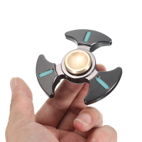 Zinc Alloy Tri Spinner Fidget Hand Spinner Adhd Autism Reduce Stress Focus Attention Toys