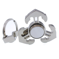 Zinc Alloy Tri Spinner Phone Ring Rotating Fidget Hand Spinner Stand Adhd Autism Reduce Stress Toys