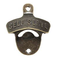 Zinc Alloy Wall Mounted Opener Bronze Wine Beer Bottle Opener