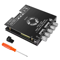 ZK HT21 TDA7498E 2.1 Kanaal bluetooth 5.0 Versterker Module 160Wx2+220W Subwoofer Hoge Fidelity HD Geluid AUX USB Ingang