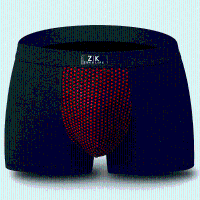 Zk Magnet Powder Tourmaline Health Care Underwear Modal Breathable Brief Men Physiological Boxer