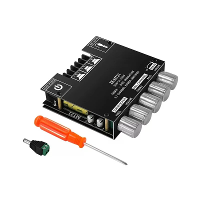 ZK MT21 100W+2*50W 2.1 Kanaal Subwoofer Digitale Versterker Bord AUX 12/24V Audio Stereo Bluetooth 5.0 Amp HiFi Voor Thu